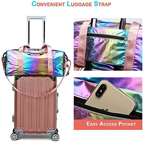 Spring Country Gym Duffel Bag Women Overnight Medium Lightweight Foldable Weekender Travel Luggage Sport Athletic Water-proof Dry Wet Shoe Compartment for Girls Kids 6 Spring Country Gym Duffel Bag Women Overnight Medium Lightweight Foldable Weekender Travel Luggage Sport Athletic Water-proof Dry Wet Shoe Compartment for Girls Kids