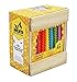 Ner Mitzvah Honeycomb Chanukah Beeswax Candles - Standard Size Candle Fits Most Menorahs - Premium Quality Pure Bees Wax - Colorful Assortment - 45 Count for All 8 Nights of Hanukkah