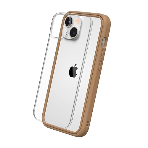 RhinoShield Modular Case Compatible with [iPhone 14] | Mod NX - Customizable Shock Absorbent Heavy Duty Protective Cover 3.5M / 11ft Drop Protection - Antique Bronze