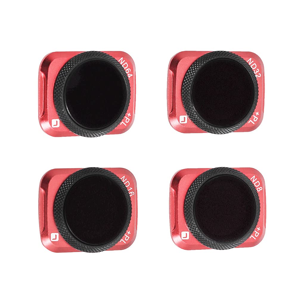 JONGSUN 4Pack ND Filter Sets (ND8/PL ND16/PL ND32/PL ND64/PL) Compatible with DJI Mavic Air 2 Drone (Not Compatible with AIR 2S)