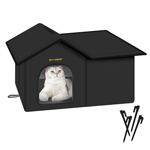 Stray Barn Fully Insulated Outdoor Cat House Room Cat Shelter