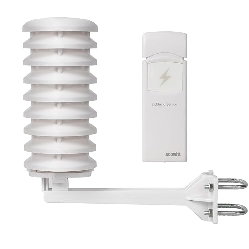 WH57 Wireless Lightning Detector Sensor with Email Strike Alert ...