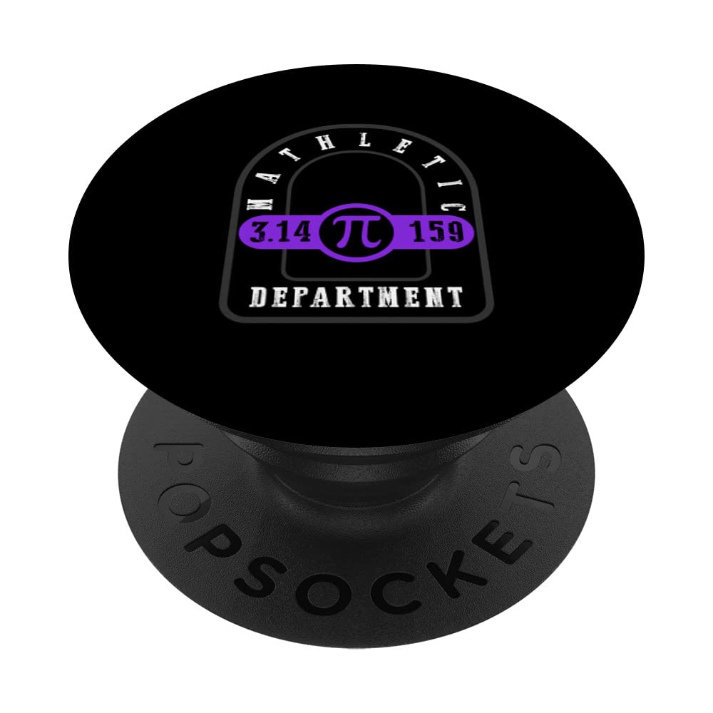 Pi Day Mathletic Pi Department Math Teacher Mathematics Geek PopSockets Swappable PopGrip