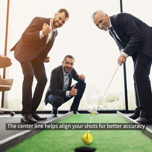 Golf Practice Balls 12 Pack with 382 Dimple Design,Compression 82-85°, 45.9g Solid Rubber, Durable & High Bounce, 250-255 Yard Distance,for Indoor/Outdoor Training and Driving Range Practice (Yellow)