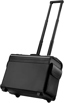 leather rolling garment bag