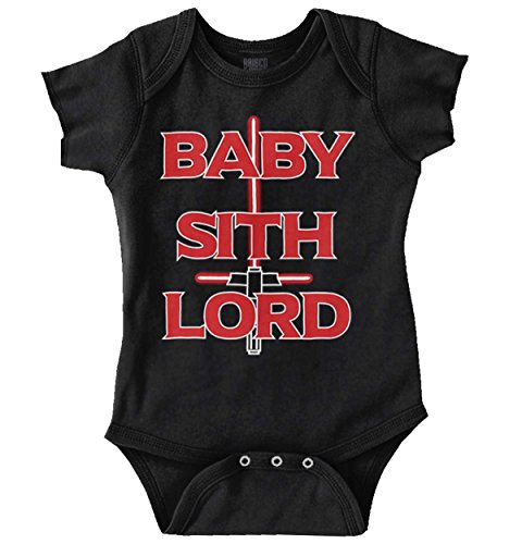 Baby Sith Lord Cute Edgy Sarcastic Star Wars Funny Romper Bodysuit