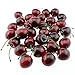 Gresorth 50pcs Artificial Lifelike Red Black Cherry Decoration Fake Chrries Fruit Home Party Christmas Display