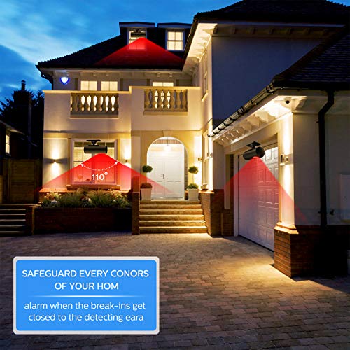 Driveway Alarm Wireless, STECHRO Motion Sensor Alarm Outside