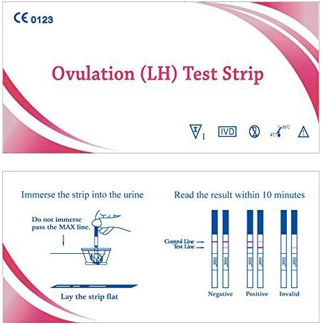 50 Ovulation Test Strips and Basal Thermometer Kit - the Reliable Ovulation Predictor Kit (50 LH + BBT)