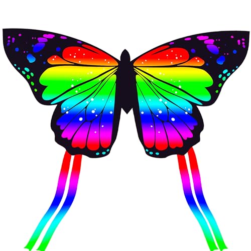 JEKOSEN Butterfly Huge Kite for Kids and Adults