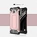 Cocomii Shockproof Dustproof Galaxy C7/C7 Pro Case, Slim Thin Matte Hard Plastic & Soft TPU Silicone Dustproof Drop Protection Bumper Cover Compatible with Samsung Galaxy C7/C7 Pro (Rose Gold)