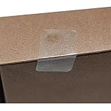 Hybsk Clear Seal Sticker Labels 1x2 inch Rectangle