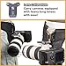 SPIDER HOLSTER - SpiderPro Lens Collar Plate v1 - Easily Carry a Camera with Long Lens on Your Compatible with Canon, Sony, Nikon, Fujifilm