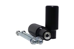 SHOGUN MOTORSPORTS Shogun USA Made Kawasaki Z900 Z 900 2017 2018 2019 2020 2021 2022 2023 2024 NO CUT Black Frame Sliders Fits ABS & NON ABS Models - 750-4849 - MADE IN THE USA