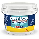 UGL DRYLOK Fast Plug Hydraulic Cement Water Stop Repair, Gray, 4 lb | Stops water leaks under pressure, Sets in 3&ndash;5 minutes, Expands as it dries, For masonry cracks and holes, Indoor or outdoor