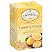 Twinings Herbal Lemon and Ginger Tea, 40 Count