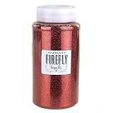 Fine Glitter Arts and Crafts, 1-pound Bulk (Red)