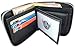 Admetus Men's Zipper Wallet Leather Bifold Wallets Slim RFID Blocking Zip Around Credit Card Holder Compact Small Wallet