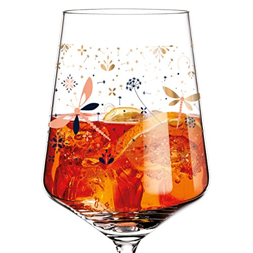 RITZENHOFF Aperizzo Aperitifglas von Liana Cavallaro , aus Kristallglas, 600 ml, mit edlen Goldanteilen – Bild 4