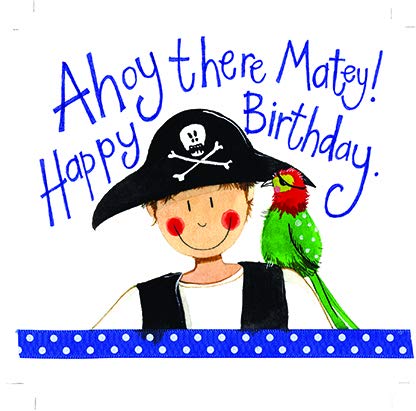ALEX CLARK Ahoy There Matey Birthday Card
