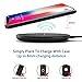 Cubevit 10W Fast Wireless Charger [QC 3.0 Adapter], 7.5W Qi Wireless Charging Pad for iPhone X 8 8 Plus, 10W Fast Charge for Samsung Galaxy S10 S10+ S10E S9 S9+ Note 9/8 S8 S8+ S7 Edge (Matte Black)