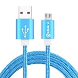 Rondaful Micro USB Cable 1M, Gentman Metal Braided Wire USB Charger Sync Data Cable for Samsung Android Xiaomi Mobile Phones