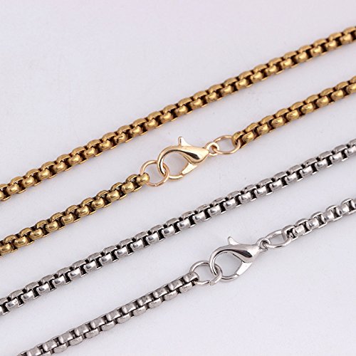 Gbell Fashion Men's Personality Sports Necklace Charm - Gold Boxing Silver Sport Shoes Pendant Necklace Neck Chain Gifts Simple Accessories for Teen Boys,62CM (Gold)