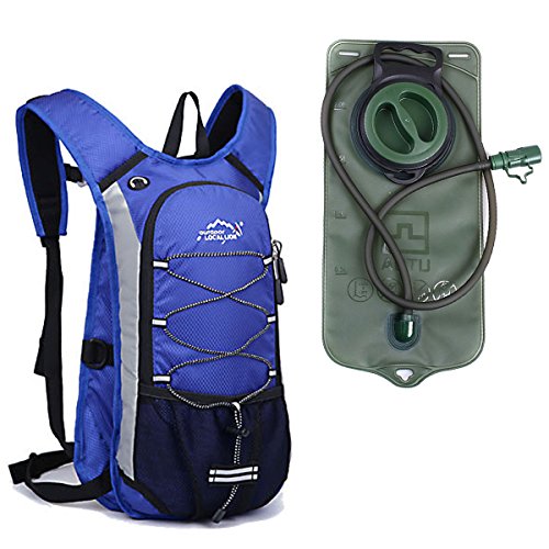 backpack with bladder pocket
