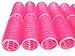 UrbHome Medium Hair Rollers, Self Grip, Salon Hairdressing Curlers (12 Pack)