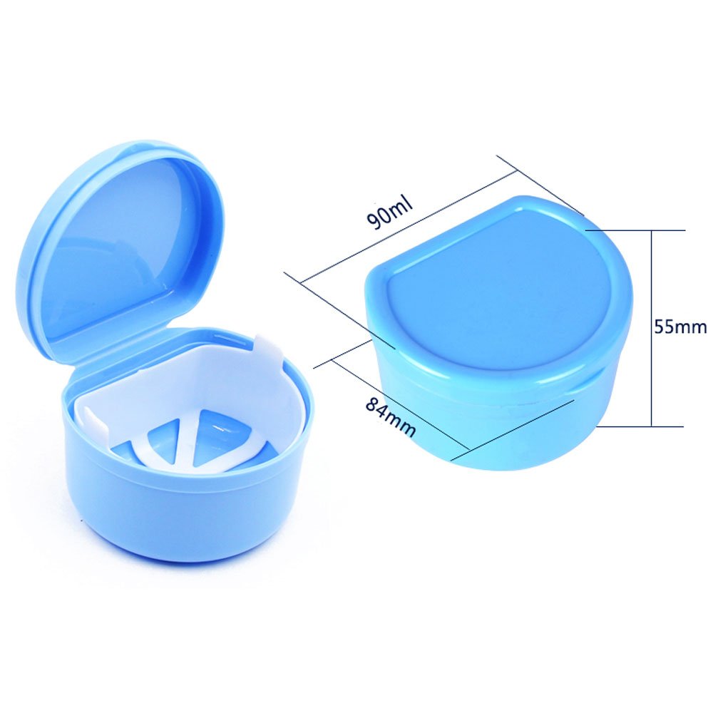 KaLaiXing brand Denture Bath - Storage Container for Soaking Dentures, Retainers & other Dental Appliances--purple: Industrial & Scientific