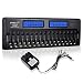 PALO 16 Bay Smart Battery Charger LCD Display for AA/AAA NiMH/NiCd Rechargeable Batteries with Built-in IC Protection & AC Wall Adapter (Upgraded Charger) primary