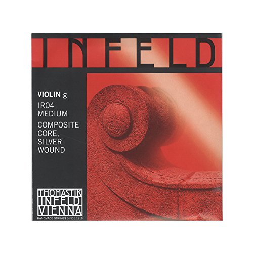 Thomastik-Infeld IR04 Red Violin Strings, Single G String, 4/4 Size, Composite Core, Silver Wound
