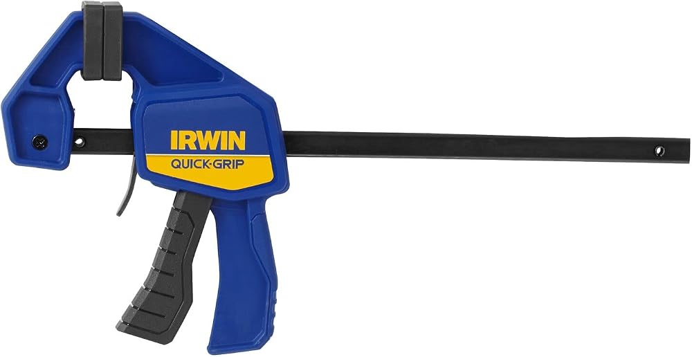 IRWIN Mini Bar Clamp 150mm Quick Grip 546el7 Black One Handed Clamp