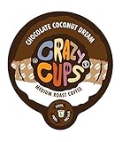 Crazy Cups Flavored Coffee, for the Keurig K Cups Coffee 2.0 Brewers, Chocolate Coconut Dream, 88 Count