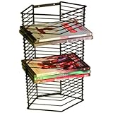 Atlantic 1331 Onyx 28 DVD/Games Tower - Matte Black Steel