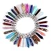Justinstones 12pcs Big Semi-precious Gemstone Crystal Healing Hexagonal Point Pendant Bead