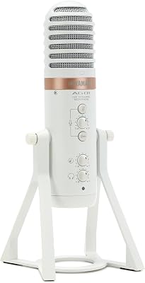 Yamaha AG01 White USB microphone with integrated high-performance mixer and Steinberg Software Suite