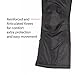 Arctic Quest Childrens Water Resistant Ski Snow Bib Black 7/8