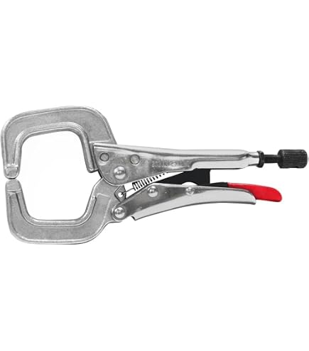Findmall 5 Pack 6 Inch Locking C-Clamp Pliers With Rotary Gasket – Alloy Steel