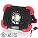 BONASHI 15W Portable LED Work Light Aluminum Body, Cordless Rechargeable Floodlight, 1500Lumens 6000K, Emergency Security Lights with USB Port, Indoor &Outdoor Use for Garage, Camping, Fishing