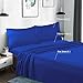 HOMEIDEAS 4 Piece Bed Sheet Set (Full,Sapphire Blue) 100% Brushed Microfiber 1800 Bedding Sheets Deep Pockets,Wrinkle & Fade Resistant