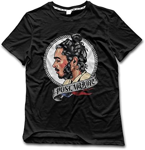 HLSM Post Malone Customized Cool Shirt for Unisex White