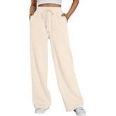 Trendy Queen Womens Wide Leg Fleece Lined Sweatpants Winter Baggy Lounge Travel Pants Fashion Outfits 2025 Joggers Clothes