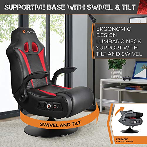 X Rocker 2.1 Wireless Bluetooth Vibe SE Audi Vibrating Video Foldable