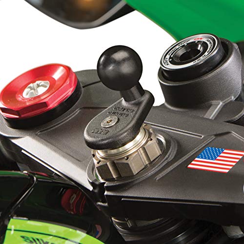 RAM MOUNTS X-Grip Phone Holder with Motorcycle Fork Stem Base RAM-B-176-A-UN7U with Short Arm for Stems 12mm to 38mm in Diameter