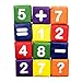 Dream Tree Building Blocks with Numbers [Set of 12] Washable, Non-Toxic CPSIA Compliant Learning Toys Soft Foam Blocks for Toddler, Baby, Kids, and Preschool