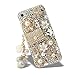 NOVA CASE Glamour Series 3D Bling Crystal iPhone Case for iPhone 5/5S - Floral Coco Bag (Package Includes: Soft Pouch, Screen Protector, Extra Crystals)