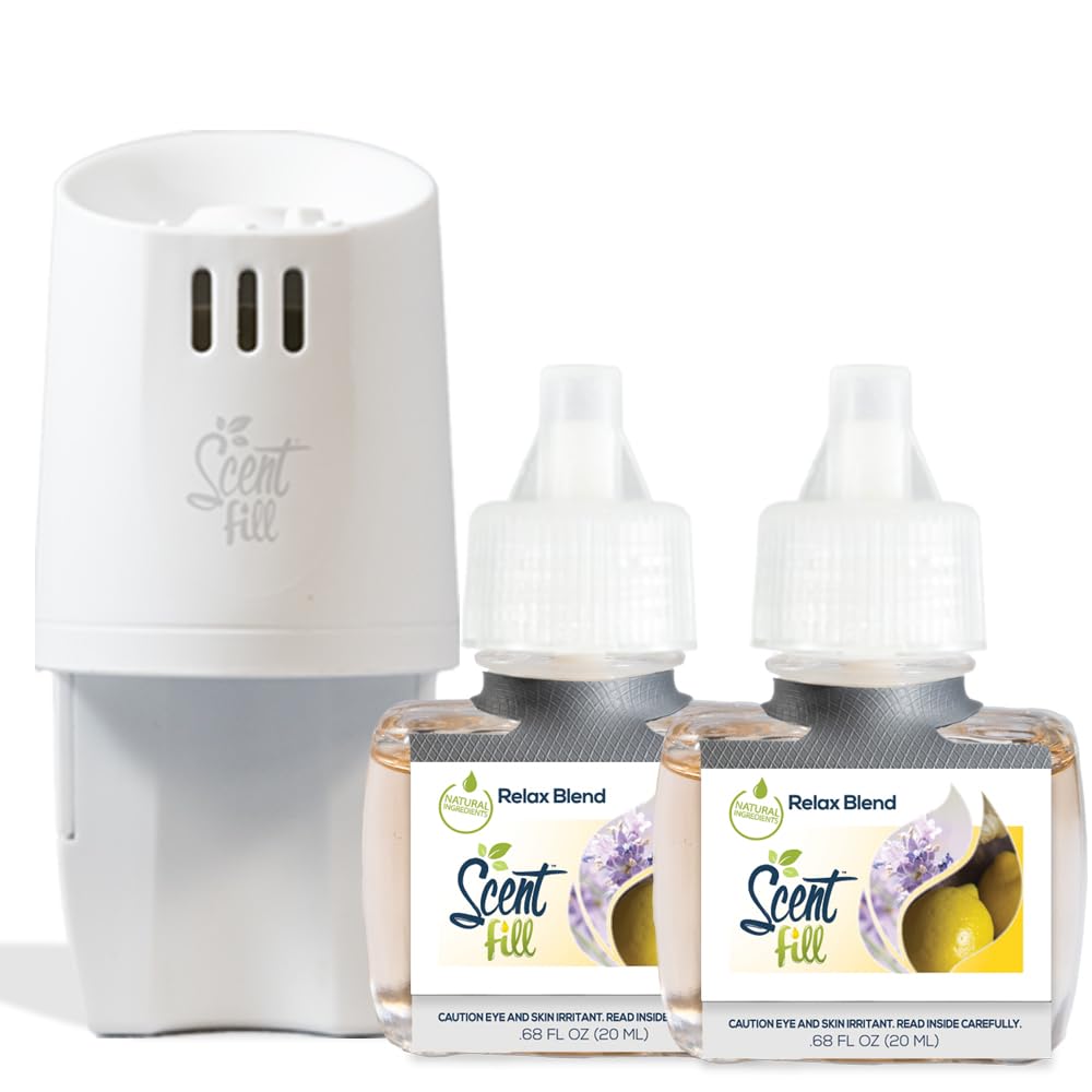 Photo 1 of Scent Fill Relax Blend Plug in Air Freshener, Scented Oil Refills, 2 Refills + Diffuser