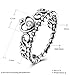 EnjoIt Fashion 925 Sterling Silver Crown Princess Diamond Ring Women's Love Rings