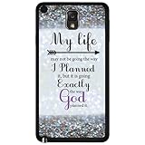 Glitter Background with Quote 